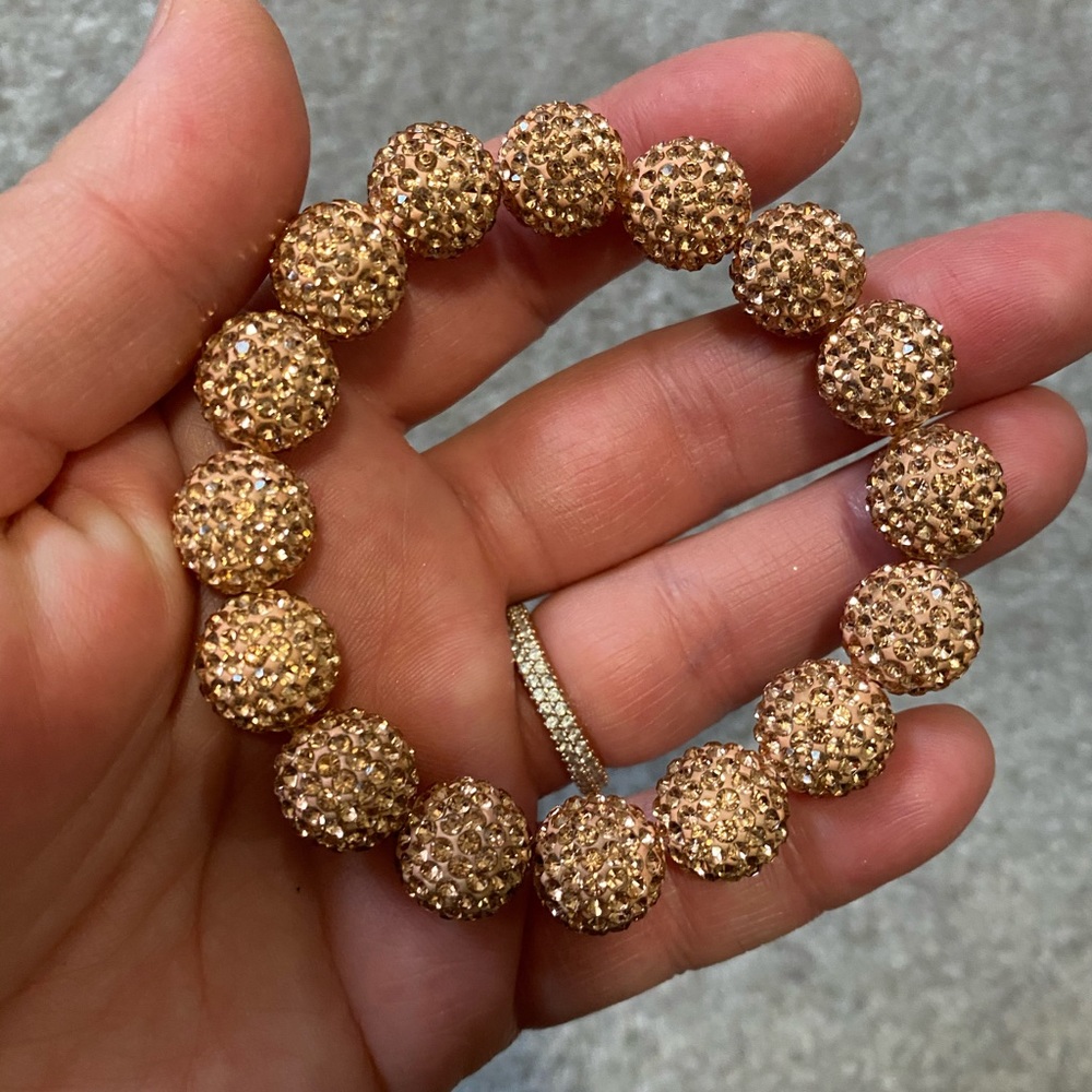 Crystal brad bracelet